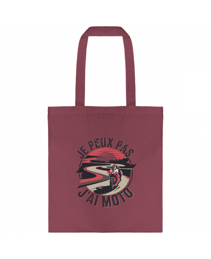 Tote-bag je peux pas j'ai moto par bwilfy