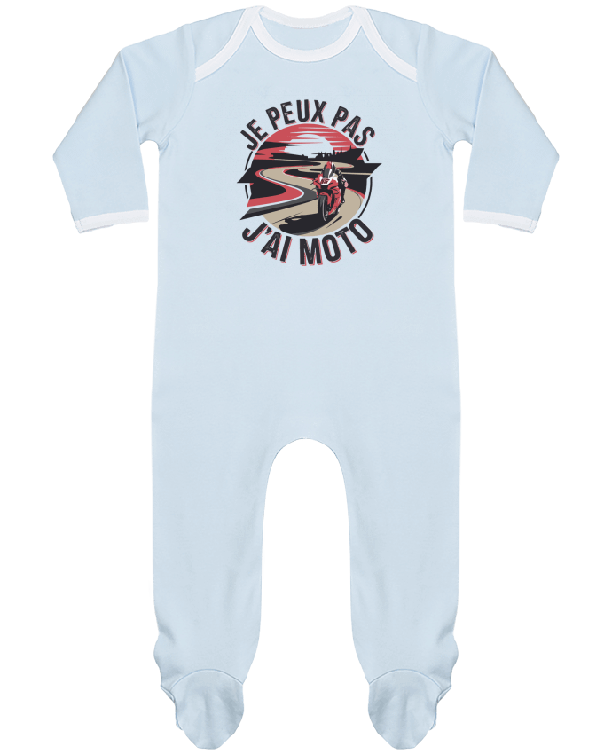 Body Pyjama Bébé je peux pas j'ai moto par bwilfy