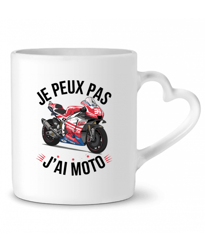 Mug coeur je peux pas j'ai moto par bwilfy