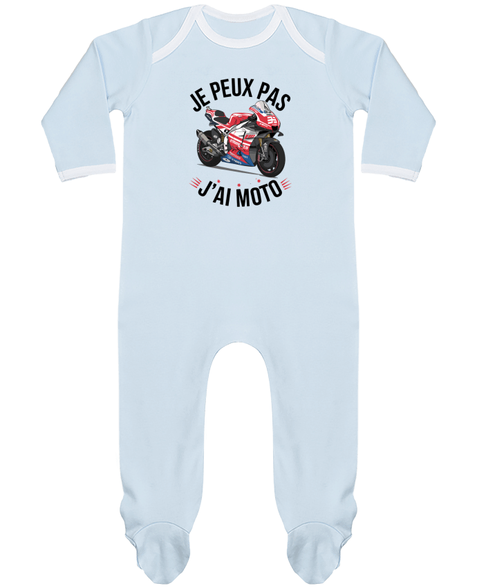 Body Pyjama Bébé je peux pas j'ai moto par bwilfy