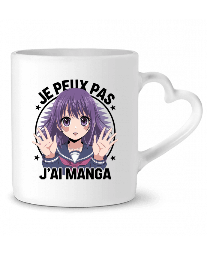 Mug coeur je peux pas j'ai manga par bwilfy