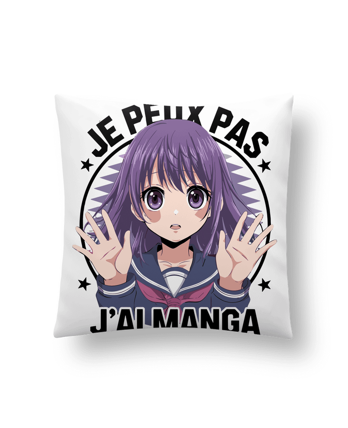Coussin je peux pas j'ai manga par bwilfy