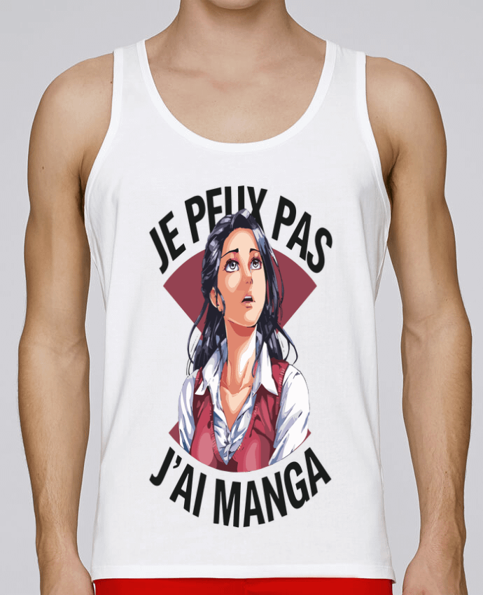 Débardeur homme je peux pas j'ai manga par bwilfy 100% coton bio