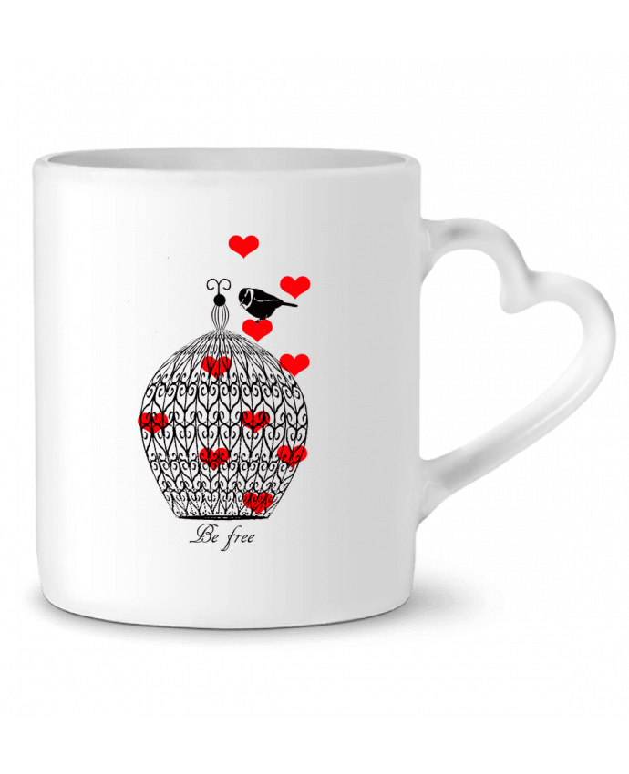 Mug Heart Be free by Les Caprices de Filles