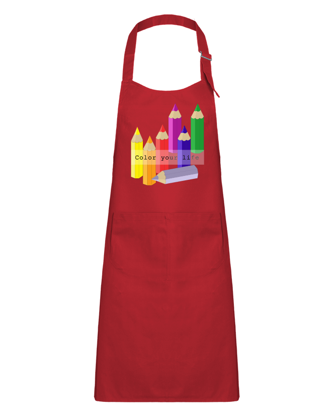 Kids chef pocket apron Color your life by Les Caprices de Filles