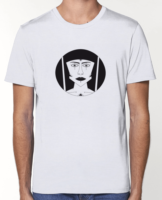 T-Shirt Visage géométrique par Ambrestr