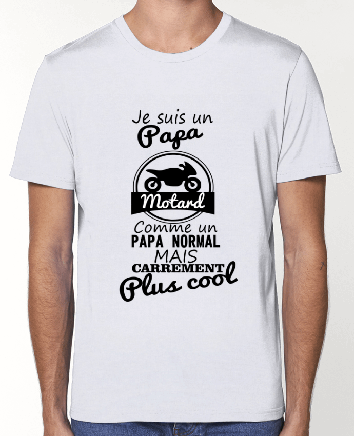 T-Shirt Papa motard, cadeau père, fête des pères, moto par Benichan