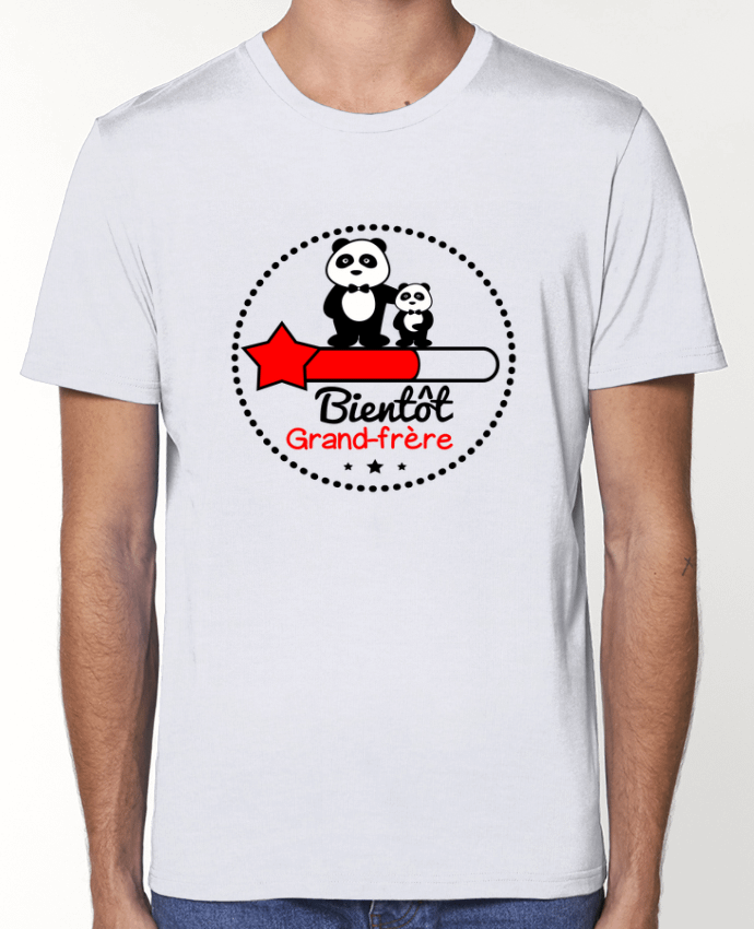 T-shirt écoresponsable Unisexe Bientôt grand-frère , futur grand frère por Benichan