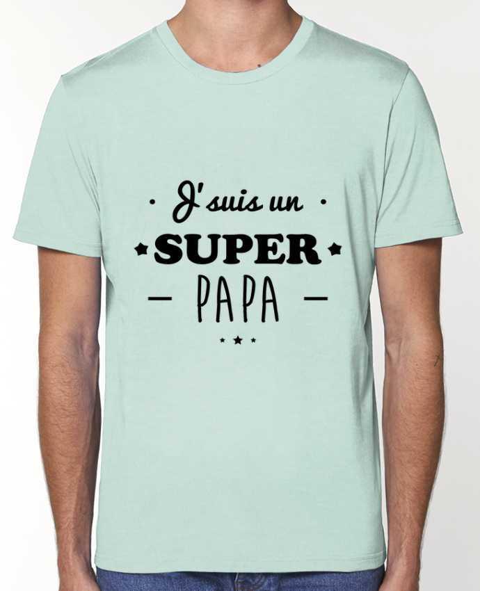 T-Shirt Super papa,cadeau père,fête des pères par Benichan