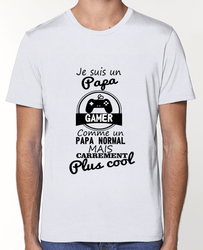 T-Shirt Papa gamer, cadeau père, gaming, geek par Benichan