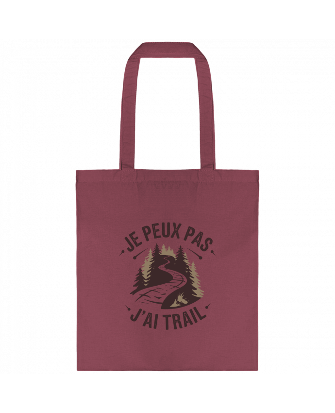 Tote-bag je peux pas j'ai trail par bwilfy