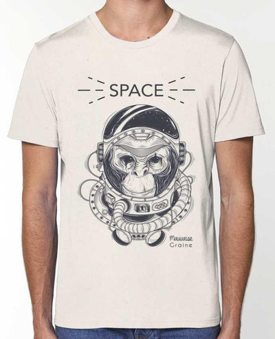 T-Shirt Monkey space par Mauvaise Graine