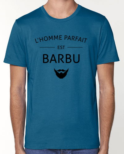 T-Shirt L'homme parfait est barbu par La boutique de Laura