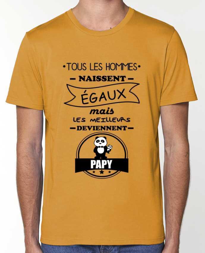 T-Shirt Tous les hommes naissent égaux mais les meilleurs deviennent papy, papi, papis, papys par Be