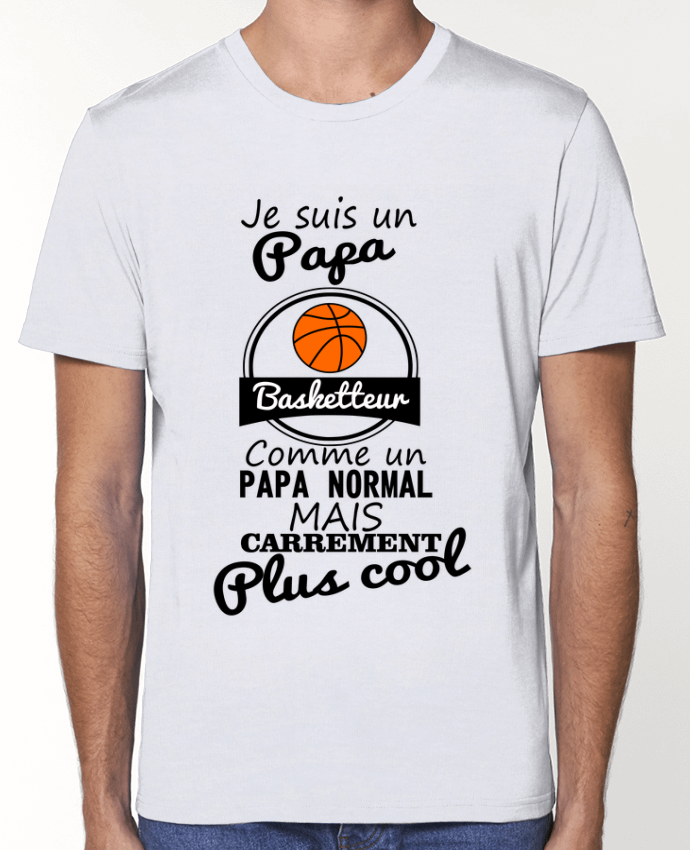 T-Shirt Je suis un papa basketteur comme un papa normal mais carrément plus cool par Benichan