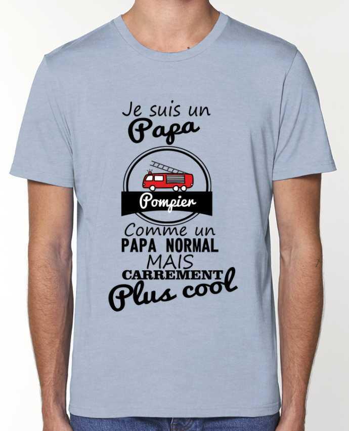 T-Shirt Je suis un papa pompier comme un papa normal mais carrément plus cool par Benichan