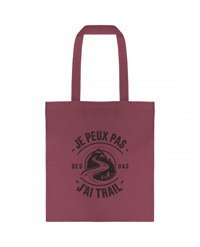 Tote-bag je peux pas j'ai trail par bwilfy