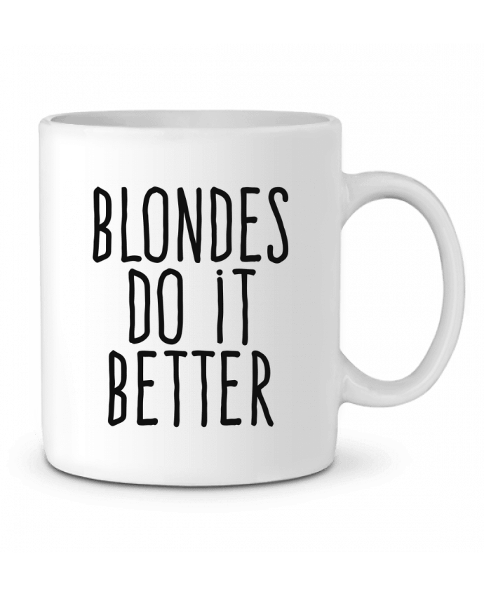 Taza Cerámica Blondes do it better por justsayin