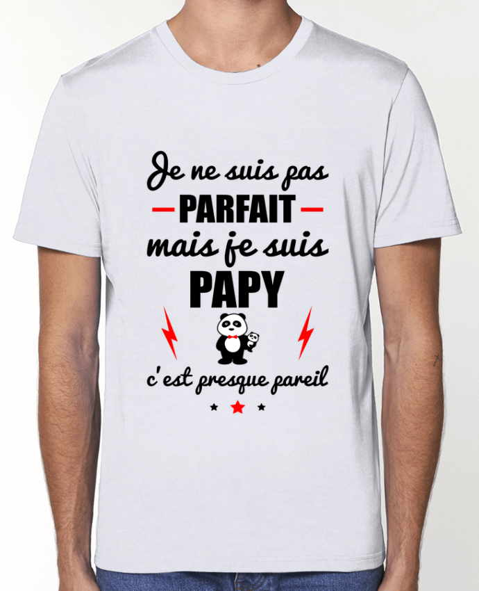 T-Shirt Je ne suis pas parfait mais je suis papy c'est presque pareil par Benichan