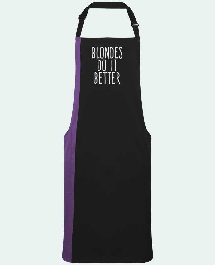 Two-tone long Apron Blondes do it better by  justsayin