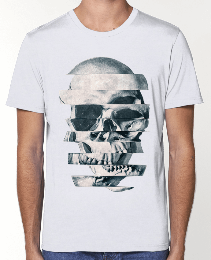 T-Shirt Glitch Skull Mono par ali_gulec