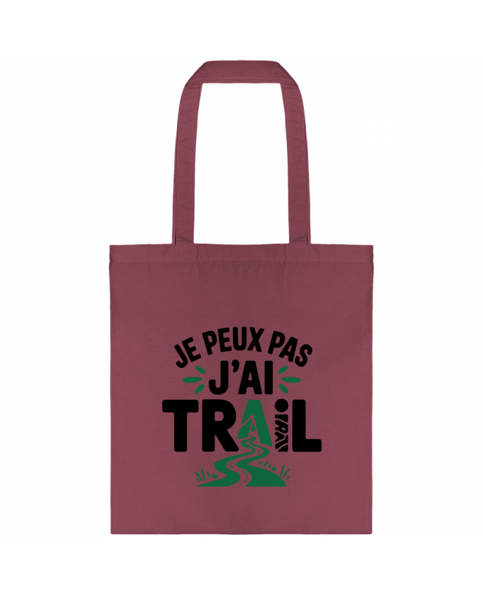 Tote-bag je peux pas j'ai trail par bwilfy