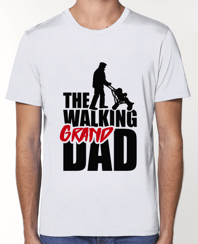 T-Shirt WALKING GRAND DAD Black par LaundryFactory
