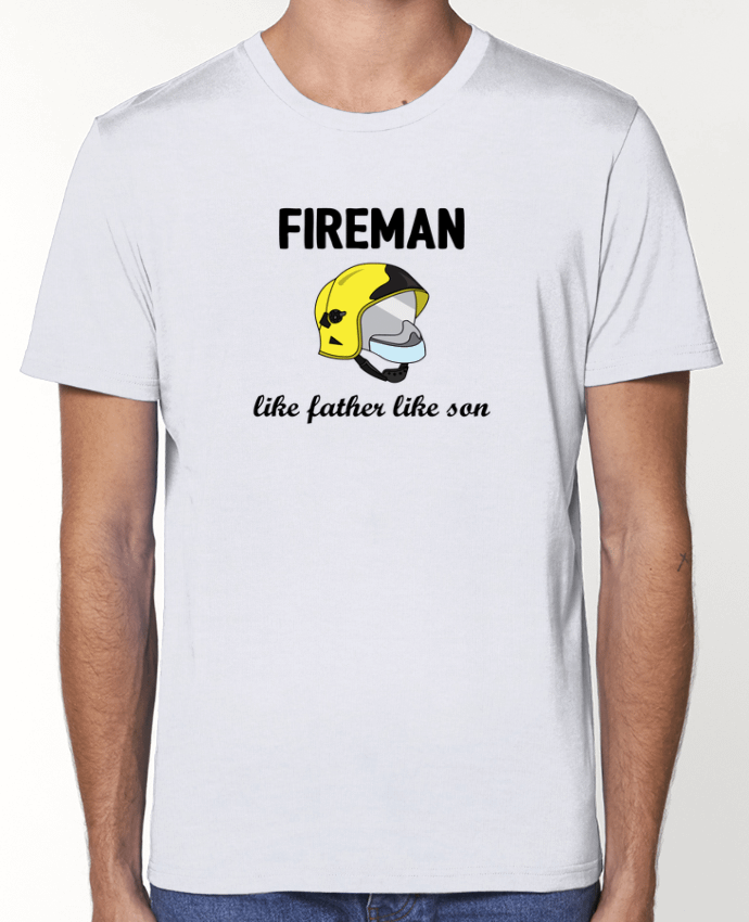 T-shirt écoresponsable Unisexe Fireman Like father like son por tunetoo