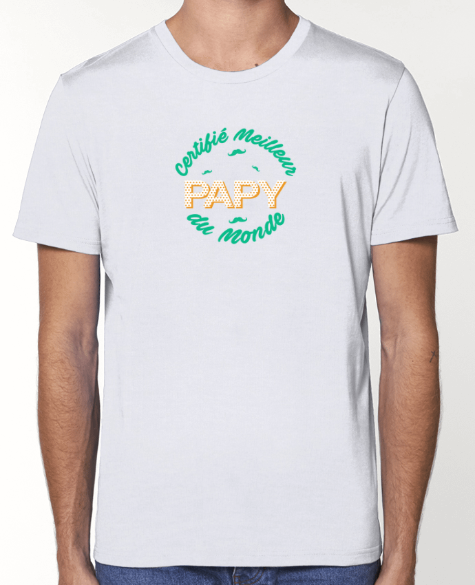 T-Shirt Certifié meilleur papy du monde par tunetoo