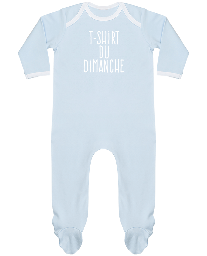 Body Pyjama Bébé T-shirt du dimanche - blanc par justsayin