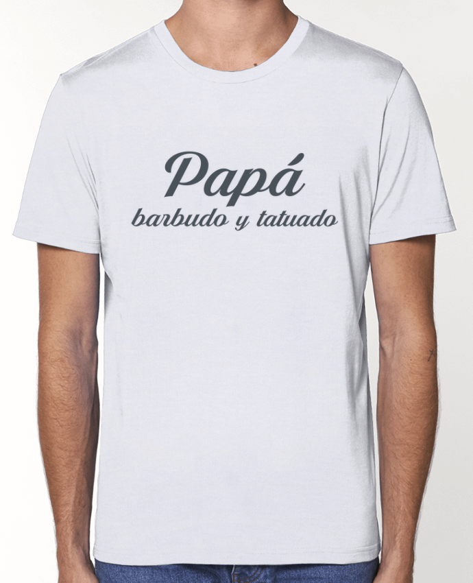 T-Shirt Papá barbudo y tatuado par tunetoo