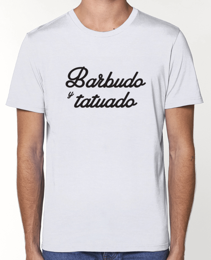 T-shirt écoresponsable Unisexe Barbudo y tatuado por tunetoo