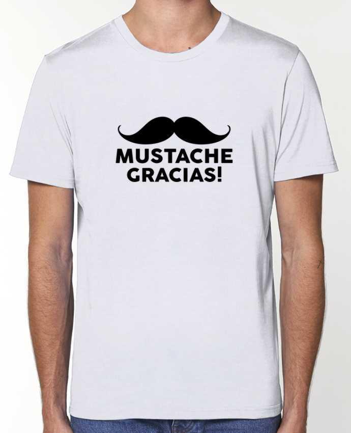 T-Shirt Mustache gracias ! par tunetoo