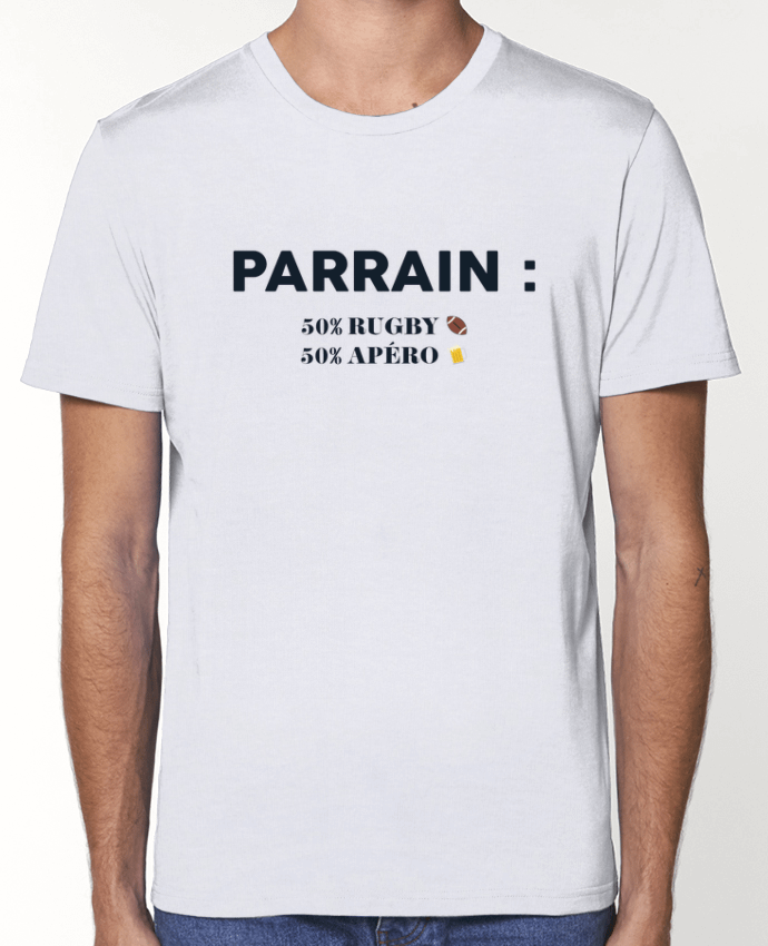 T-Shirt Parrain 50% rugby 50% apéro par tunetoo