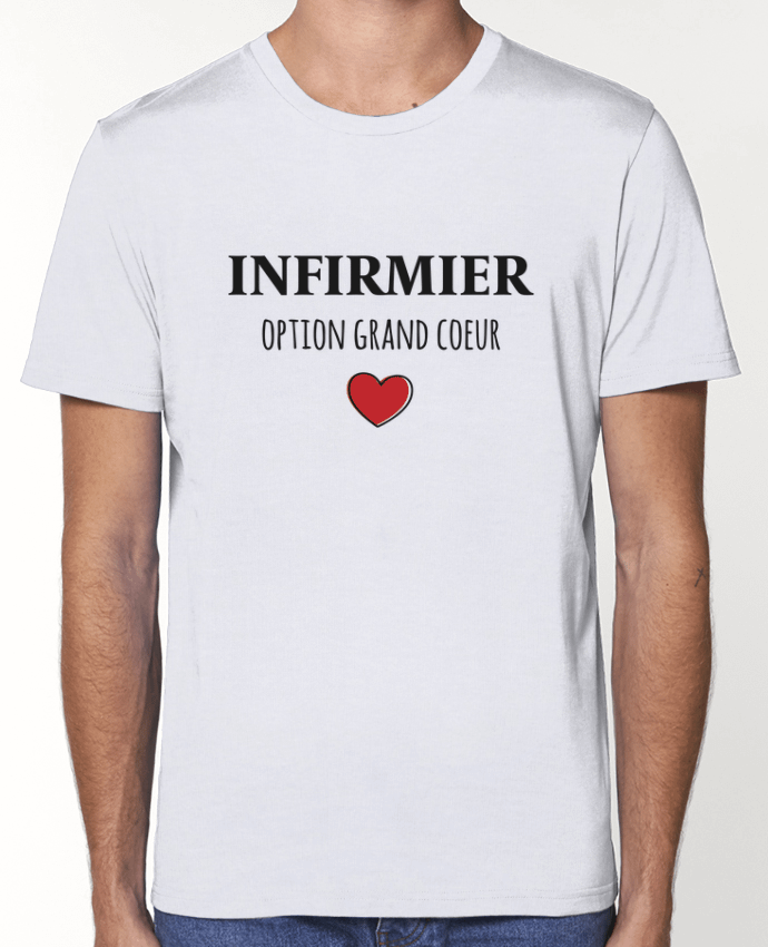T-Shirt Infirmier option grand coeur par tunetoo