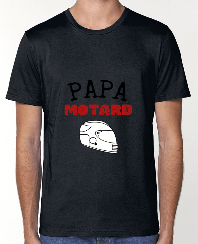 T-Shirt Papa motard idée cadeau humour fête des pères moto par FAPROD