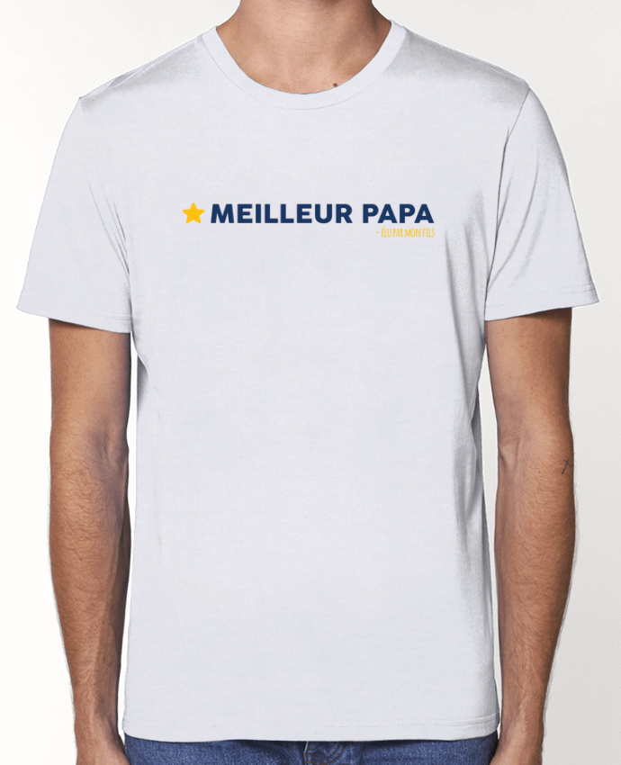 T-Shirt Meilleur papa élu par mon fils par tunetoo