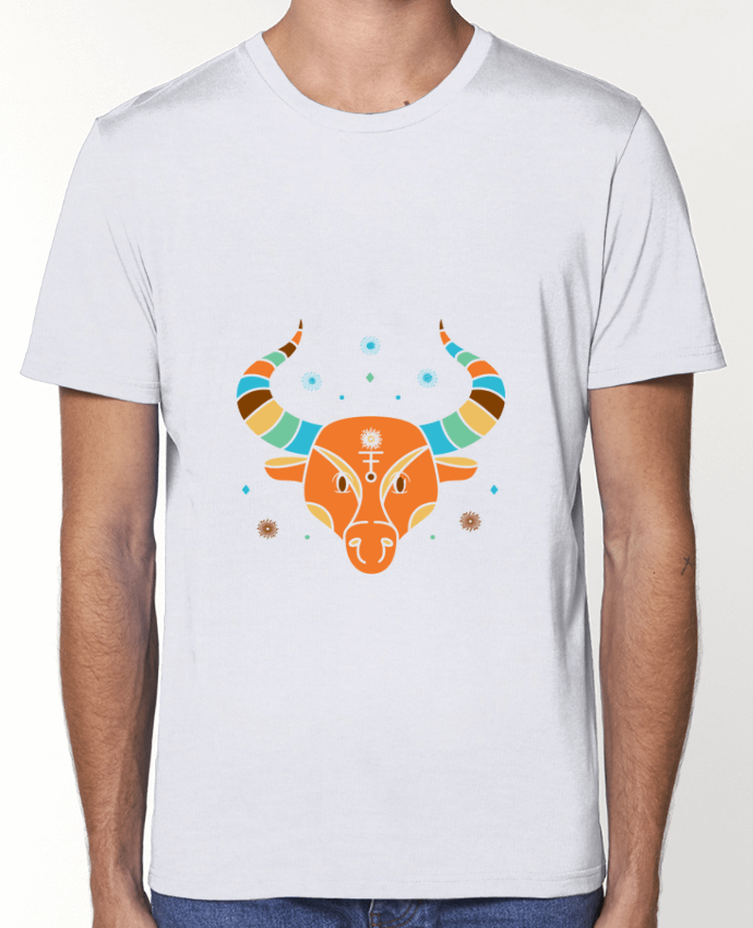 T-Shirt T1-TAUREAU sur fond transparent par astro-marine