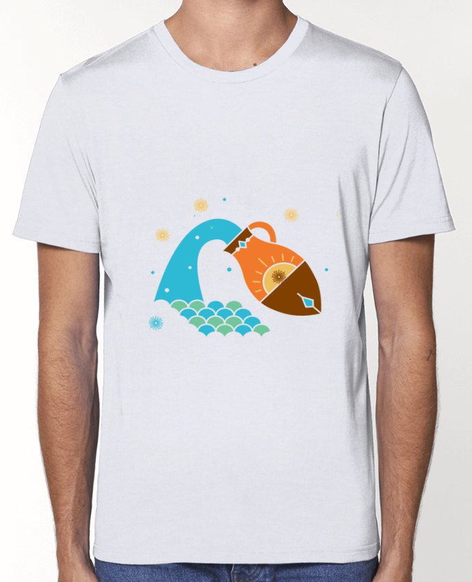 T-Shirt T1-VERSEAU sur fond transparent par astro-marine