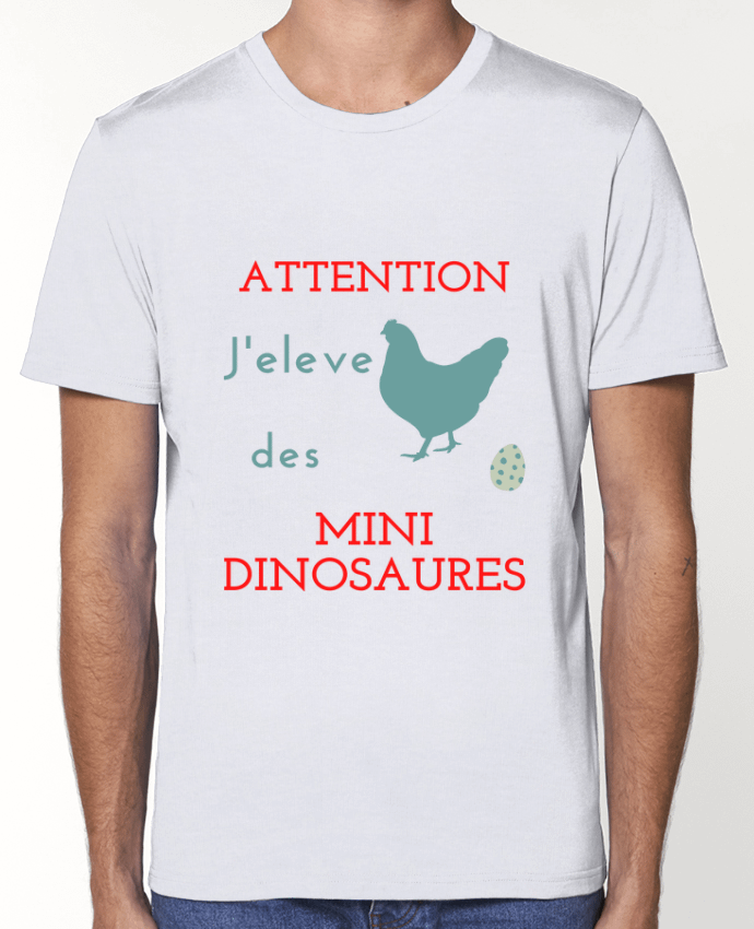T-Shirt j' élève des poulets et des poules j'élève des des mini dinosaures par Agricool