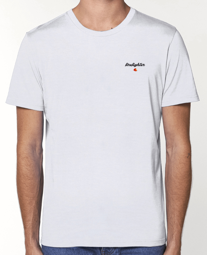 T-Shirt brodé firefighter par tunetoo