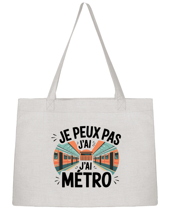 Sac Shopping je peux pas j'ai metro par bwilfy