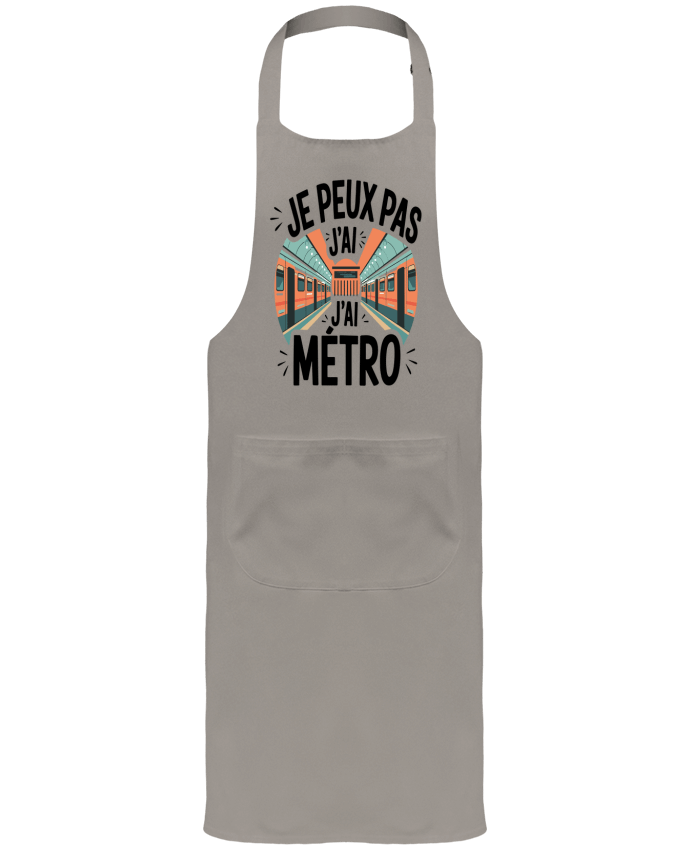 Tablier avec poches je peux pas j'ai metro par bwilfy
