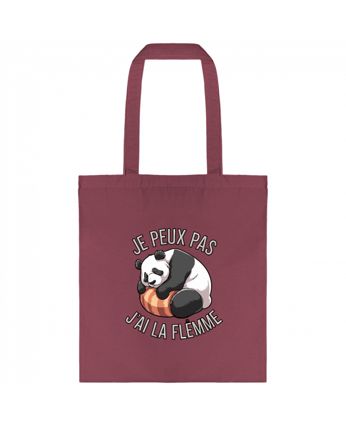 Tote-bag je peux pas j'ai la flemme par bwilfy