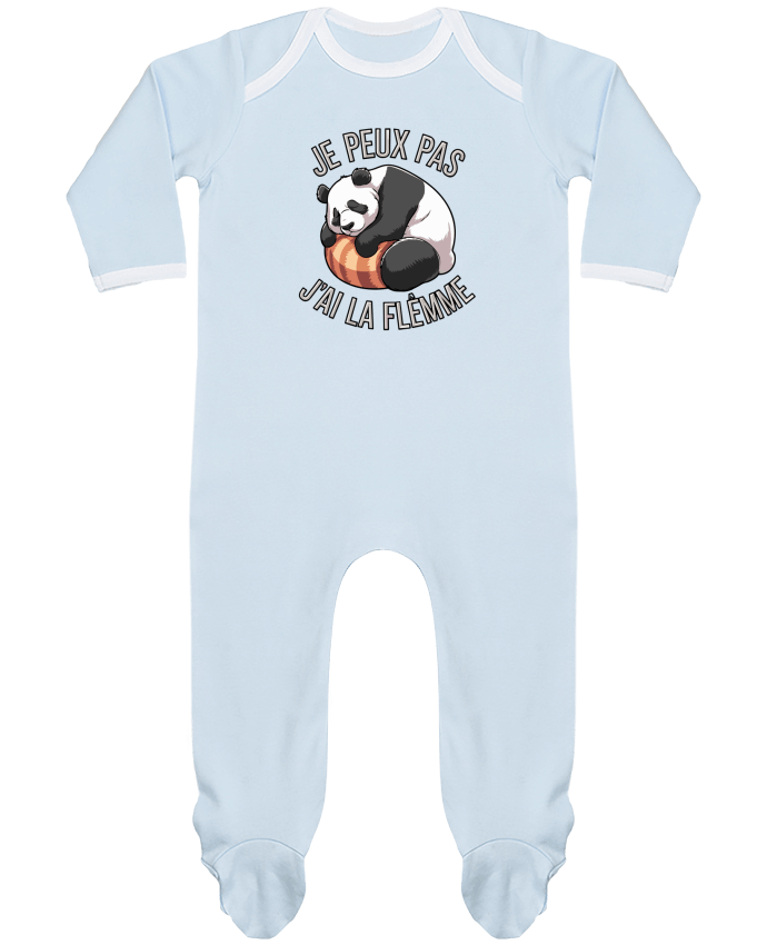 Body Pyjama Bébé je peux pas j'ai la flemme par bwilfy