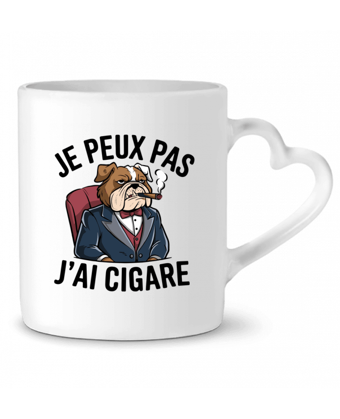 Mug coeur je peux pas j'ai cigare par bwilfy