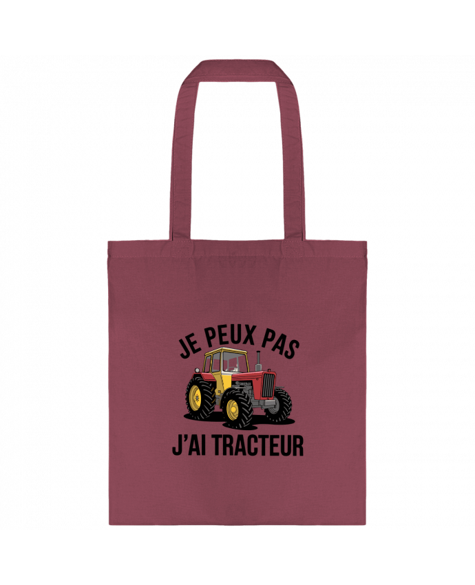 Tote-bag je peux pas j'ai tracteur par bwilfy