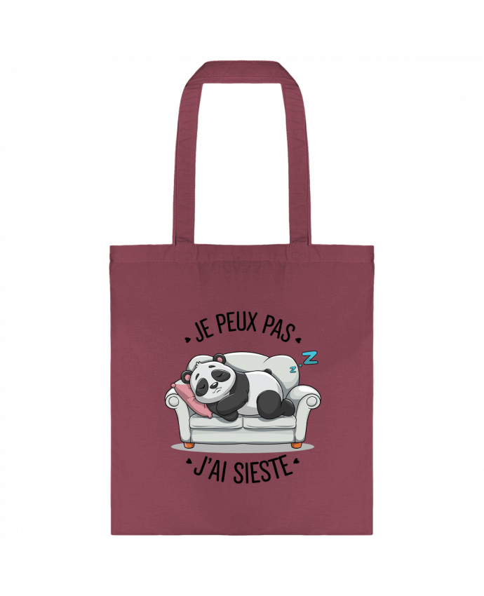 Tote-bag je peux pas j'ai sieste par bwilfy
