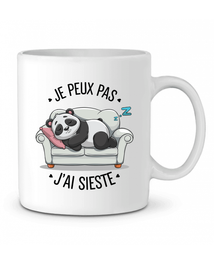 Mug  je peux pas j'ai sieste par bwilfy
