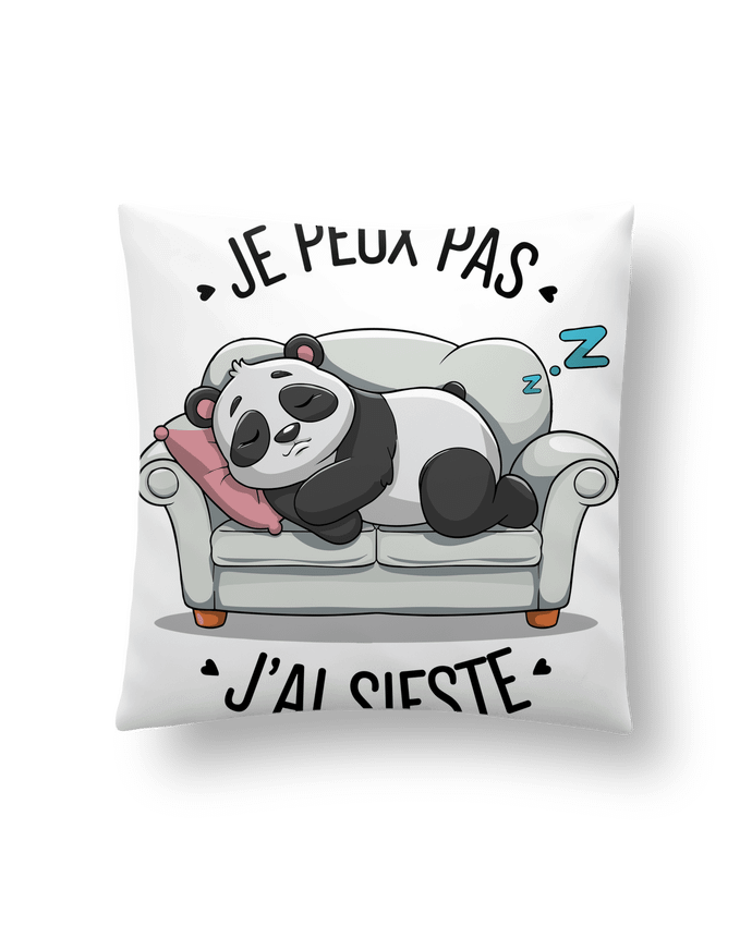 Coussin je peux pas j'ai sieste par bwilfy